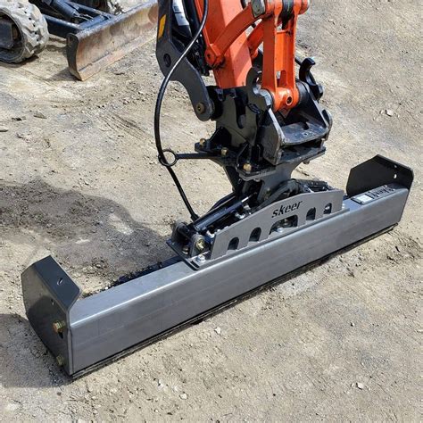 mini digger grading beam|grading beam for excavators.